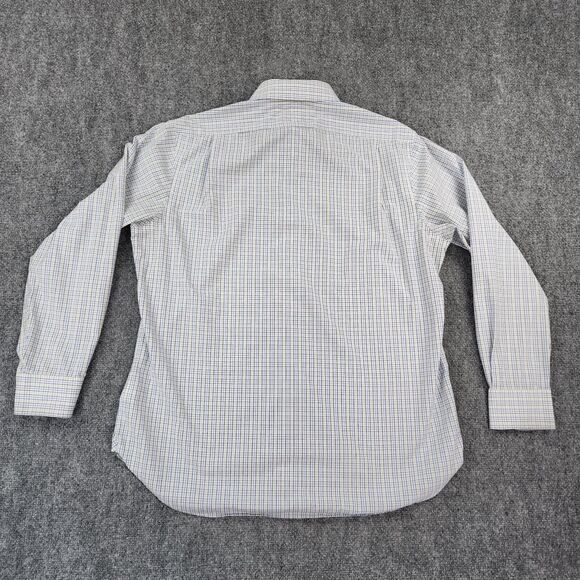 Polo Ralph Lauren Shirt Men 16.5 White Check Long Sleeve Casual Button Up Preppy - Picture 5 of 16